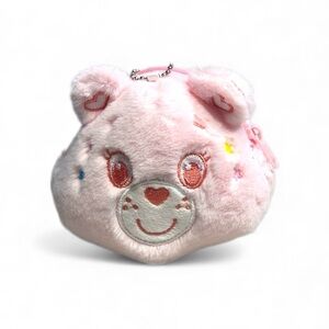 Care Bear Light Pink Plush Bear Coin Purse